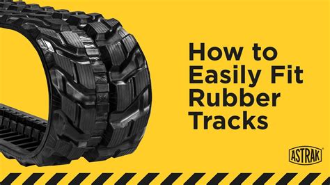 How To Fit Rubber Tracks Terratrack Plus By Astrak YouTube