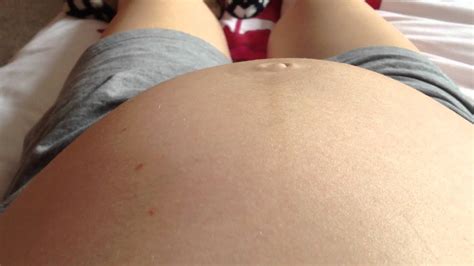 My Baby Moving Around In My Belly Youtube