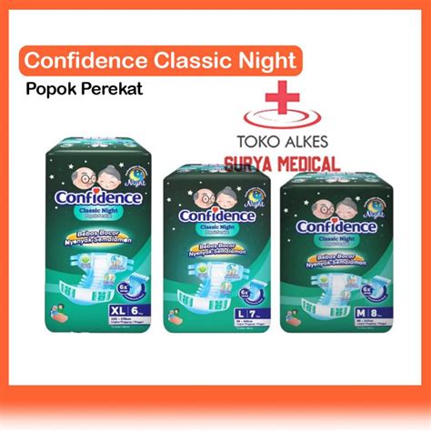 Jual Popok Dewasa Confidence Classic Night Shopee Indonesia