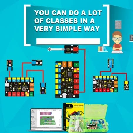 Rj Easy Plug Starter Kit P Arduino Stem Edu Keyestudio Ks