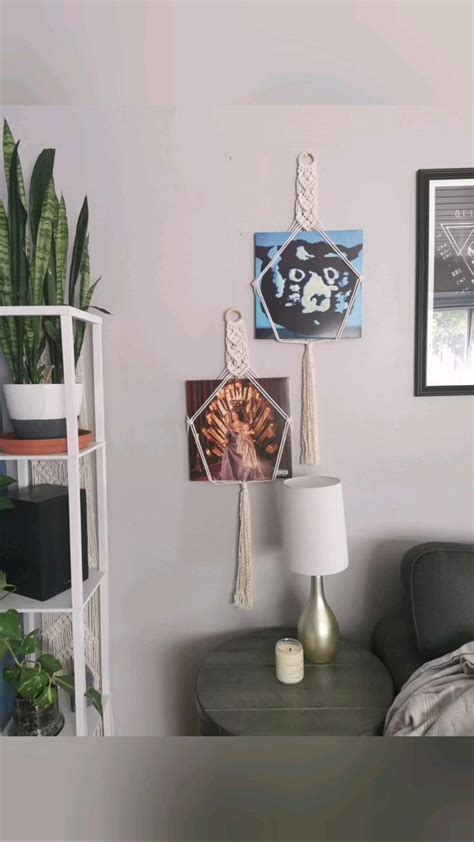 Perfect Cover Art Display For Your Vinyl Record Collection Macrame