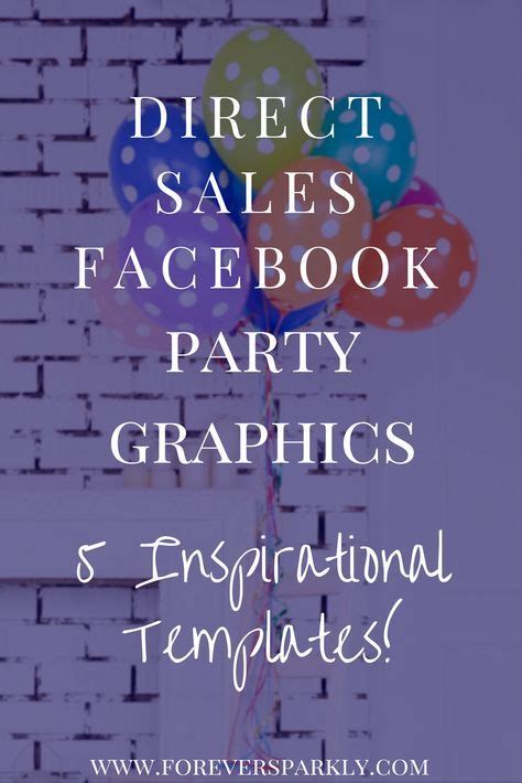 Direct Sales Facebook Party Graphics 5 Inspirational Templates