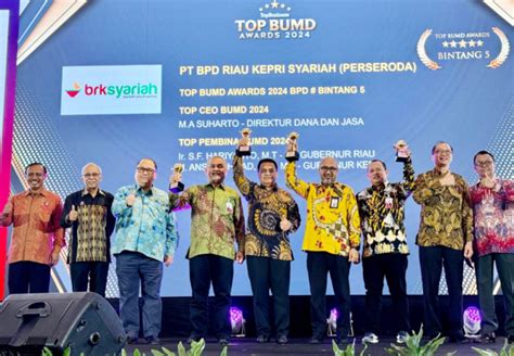 Gubernur Kepri Ansar Ahmad Kembali Raih Penghargaan TOP Pembina BUMD