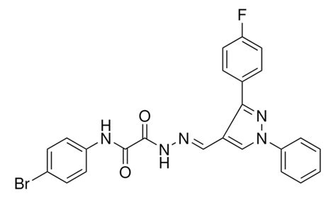 N 4 BROMOPHENYL 2 2E 2 3 4 FLUOROPHENYL 1 PHENYL 1H PYRAZOL 4