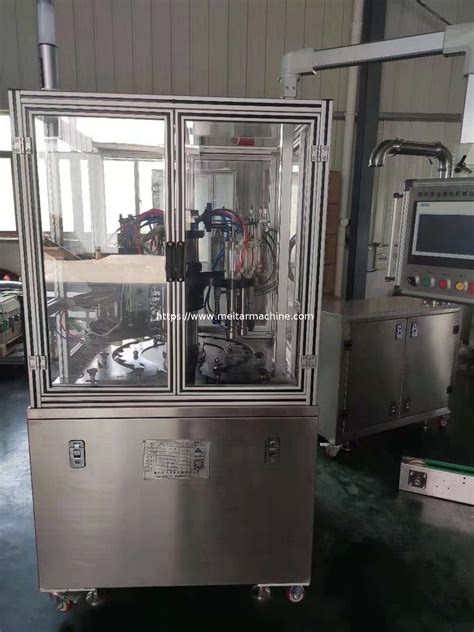 Qgqe Automatic Bag On Valve Aerosol Filling Machine Integral From