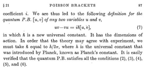 quantum mechanics ℏ in the canonical commutation relation Physics