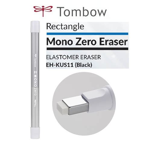 Refill Rectangle Tombow Mono Zero Elastomer Eraser Refill Rectangle