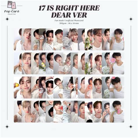 Seventeen Best Album Is Right Here Dear Ver Fan Made Unofficial