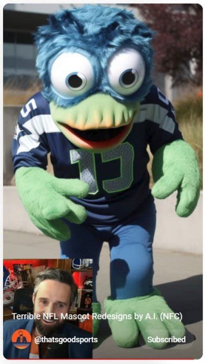 AI-generated Seahawks mascot | Seahawks