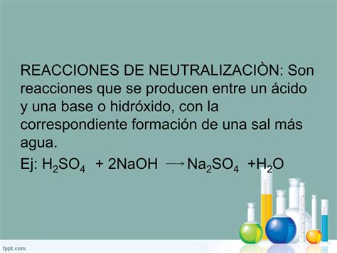 Tipos De Reacciones Quìmicas Ppt