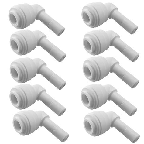 Buy Water Pipe Stem Elbow Connector For 1 4 Tubing 90 Degree Elbow