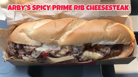 Arbys New Spicy Prime Rib Cheesesteak Arbys Prime Rib Sandwich