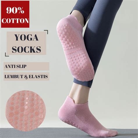 Jual BS980 Yoga Socks Kaos Kaki Yoga Anti Slip Pendek Kaus Kaki