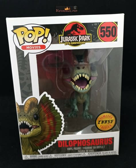 Funko Pop Jurassic Park Dilophosaurus Chase Figure Rare Values Mavin