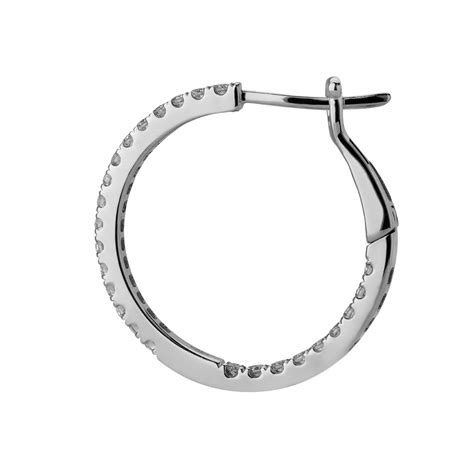 Hoops K Hvidguld Brillanter Dirks Jewellery Dirks Jewellery