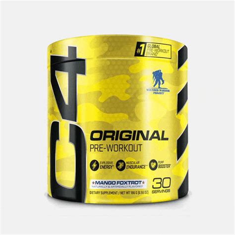 Cellucor C4 Original Pre Workout Mango Foxtrot 30 Servings