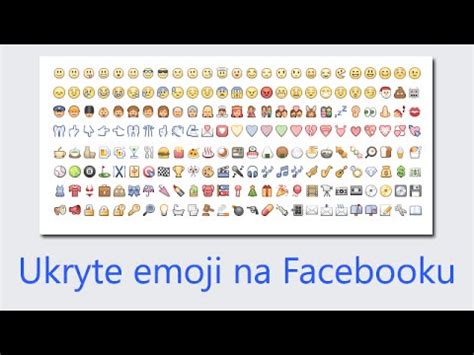 Jak Odblokowa Ukryte Emotikony Na Facebooku Emoji Youtube