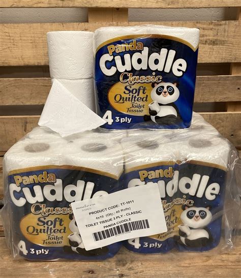 Quilted Ply Panda Cuddle Soft Toilet Tissue Aloe Vera