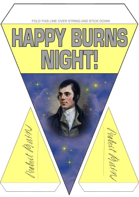 Burns Night Decorations - Rooftop Post Printables