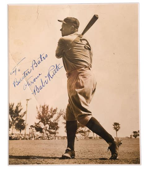 Babe Ruth Signed Photograph