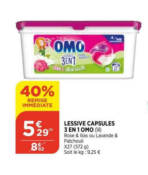 Promo Lessive Capsules En Omo Chez Bi Icatalogue Fr