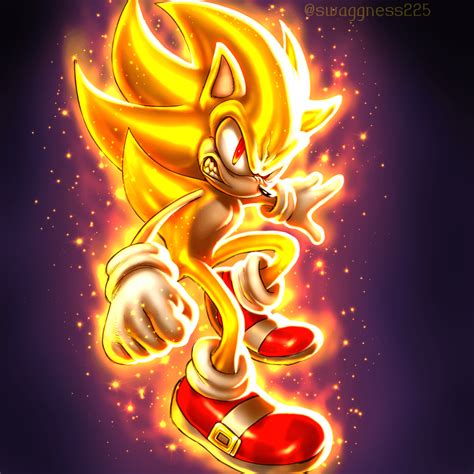 Super Sonic Drawn By Me Rsonicthehedgehog