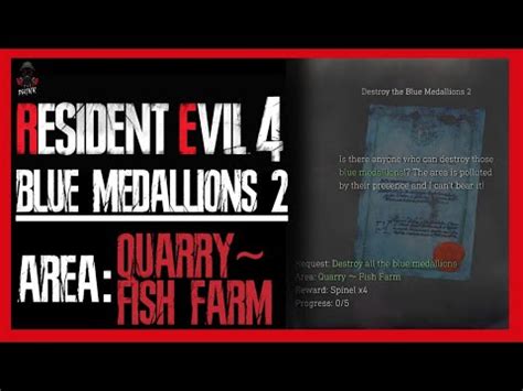 Resident Evil 4 Remake Blue Medallions 2 Quarry Fish Farm