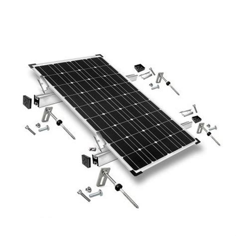 Kit montaj 2 panouri fotovoltaice pe acoperiș cu tabla