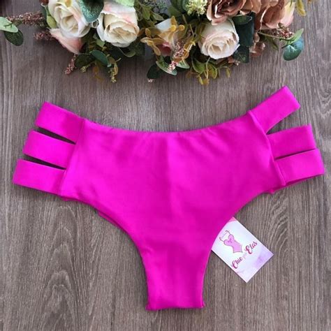 Calcinha Avulsa Hot Pant Pink Chic Pra Elas