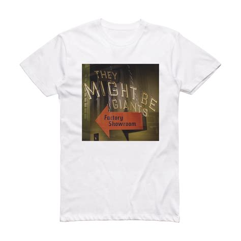 They Might Be Giants Factory Showroom Album Cover T Shirt White ALBUM