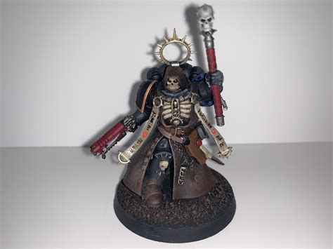 A Primaris Chaplain my brother bought and painted for me for my birthday. Just getting back into ...