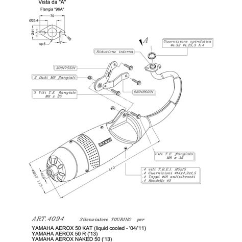 Chappement Ligne Compl Te Leovince Touring Pour Yamaha Aerox Kat