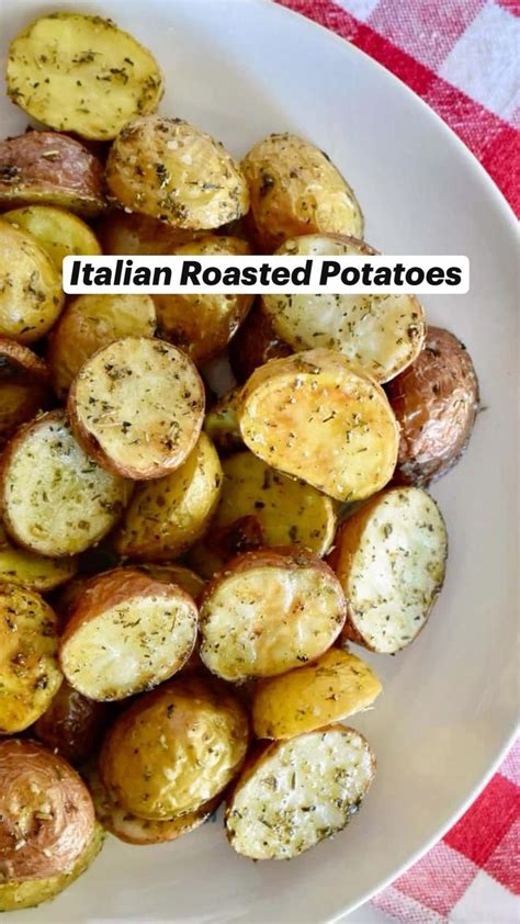 Italian Roasted Potatoes | Potatoes, Roasted italian potatoes, Italian ...