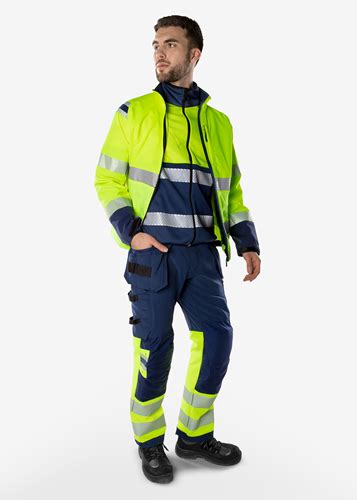 Fristads High Vis Stretch Work Trousers