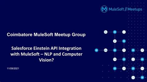 Salesforce Einstein Api Integration With Mulesoft Nlp And Computer Vision Ppt