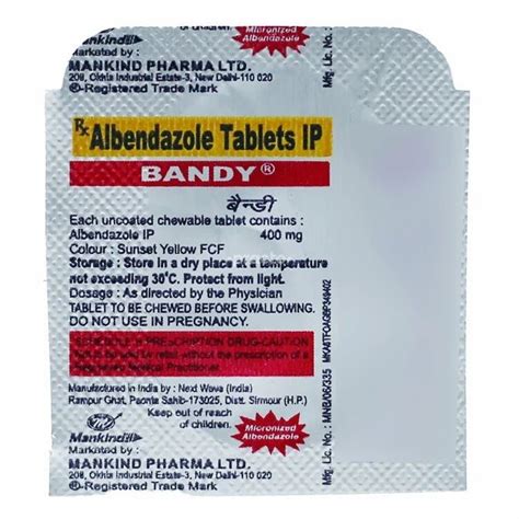 Albendazole 400 Mg Tablet At Rs 100 Piece Anti Viral Medicines In Nagpur Id 2851824275691