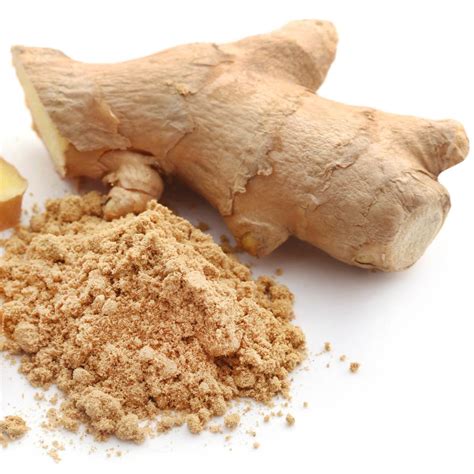 Organic Ginger Rhizome Powder 300µm Heat Treated Zingiber Officinale