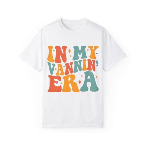 In My Vannin Era Unisex Retro Comfort Colors Van Life Tee Vanlife Shirt