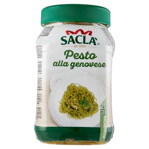 Pesto alla genovese vaso da 950g F lli Saclà DAmbros Ipermercato