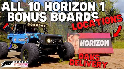 Forza Horizon Collectibles Challenge Dak Delivery Smash Horizon