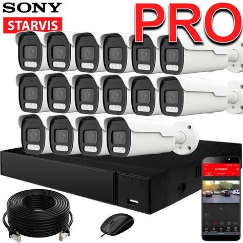 Продвинутый комплект IP-камер SONY 5 Мегапикселей ZoomPRO-серии с ...
