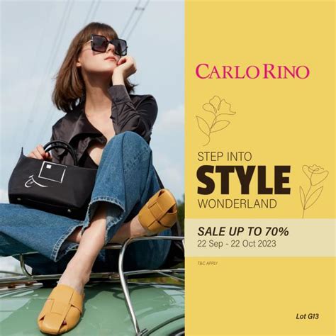 Carlo Rino October Sale Up To 70 OFF At Mitsui Outlet Park 22 Sep