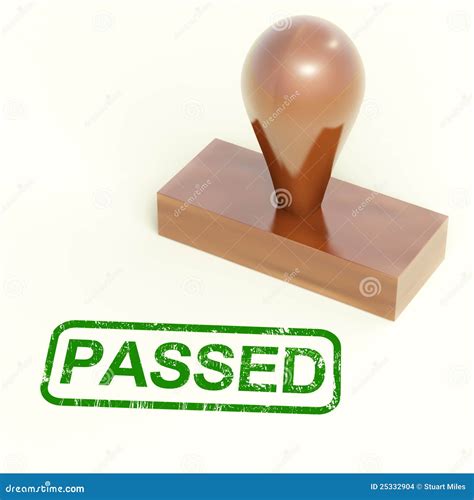 Passed Quality Control Rubber Stamp Illustration Icon Cartoon Vector