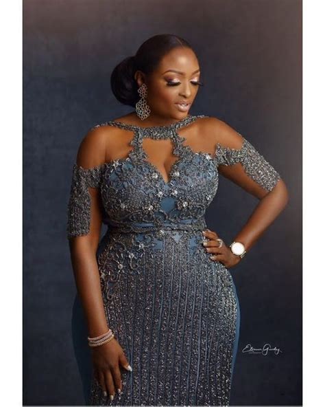 Latest Plus Size Aso Ebi Styles For Women In Lace Styles Aso Ebi