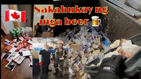 Dumpster Diving Nakahukay Ng Mga Beer Sa Bin Youtube