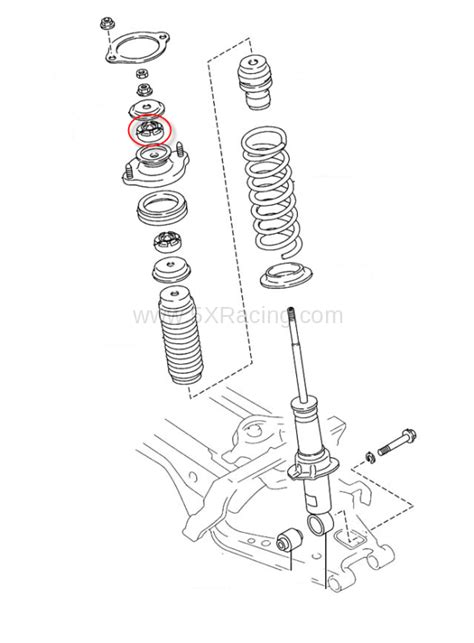 Mazda Oem Nb Miata Upper Shock Mount Bushing