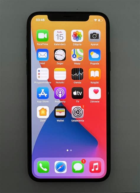 Smartfon Apple IPhone X 3 GB 64 GB Czarny 11732080510 Oficjalne