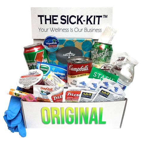 The Sick Kit The Original Box Of Wellness Perfect T For Etsy