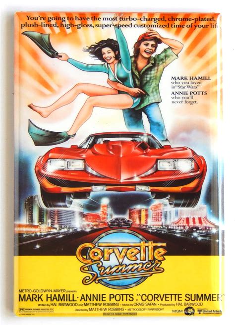 Corvette Summer Movie Poster Fridge Magnet | Etsy