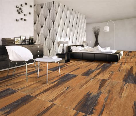 Burning Wood Wood Tile Floor International Mtc